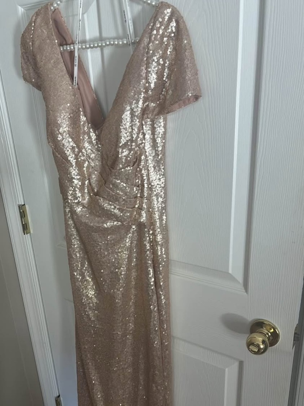 Sequined Gold Gown
